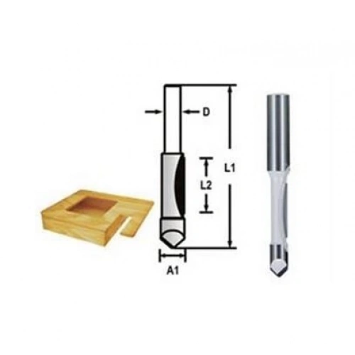 Freze Bıçağı 6x6.35 Mm