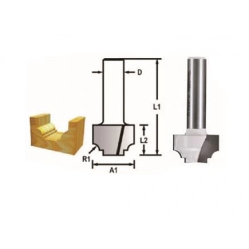 Freze Bıçağı 8x12.7 Mm