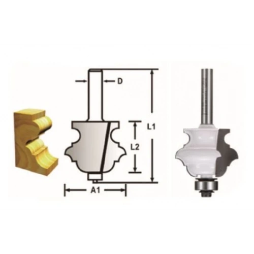 Freze Bıçağı 8x34.9 Mm