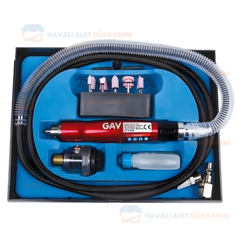 GAV Havalı Mikro Kalıpçı Taşlama Seti OS-9100K