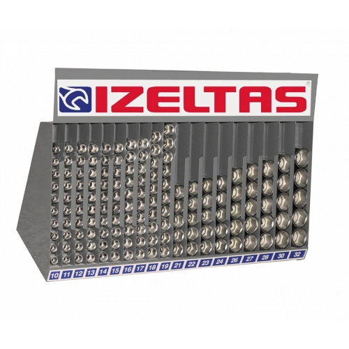 İzeltaş 1/2 Altı Köşe Derin Lokma Anahtar 10 mm