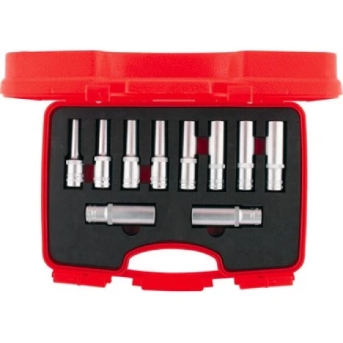 İzeltaş 1/2 Altı Köşe Derin Lokma Anahtar Takımı (10 Parça)