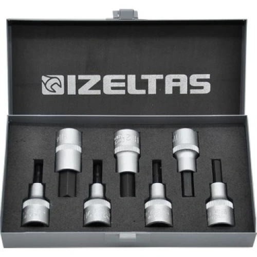 İzeltaş 1/2 Lokmalı Allen Uç Takımı (7 Parça)