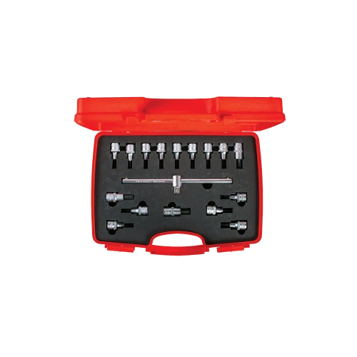 İzeltaş 1/2 Lokmalı Allen ve Star (Torx) Uç Takımı (17 Parça)