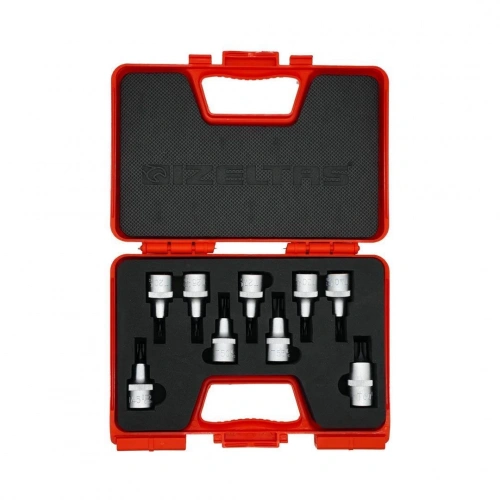 İzeltaş 1/2 Lokmalı Star (Torx) Uç Takımı (9 Parça)