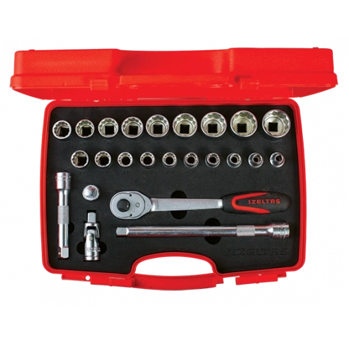 İzeltaş 1/2 Oniki Köşe Lokma Anahtar Takımı (24 Parça, mm)
