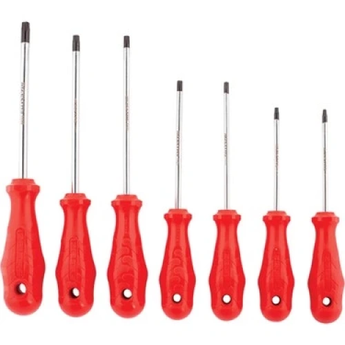 İzeltaş Delikli Torx Uçlu Tornavida Takımı (7 Parça)