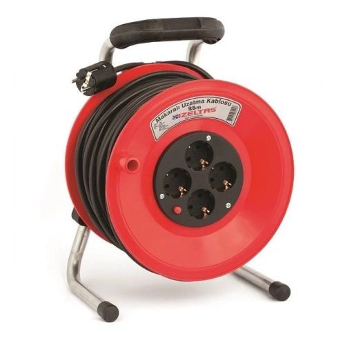 İzeltaş Makaralı Uzatma Kablosu Ayaklı (50 Metre)