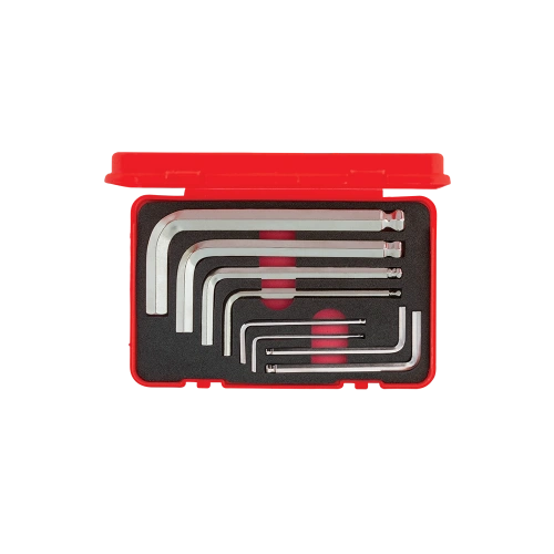 İzeltaş Yuvarlak Başlı Standart Boy Alyan Anahtar Takımı (8 Parça, mm)