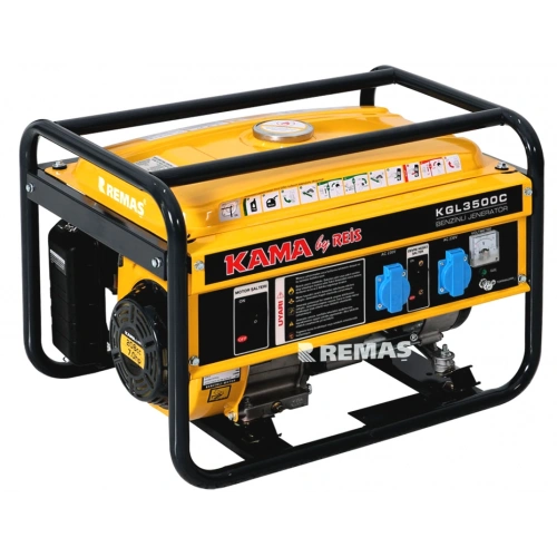 Kama KGL 3500 C İpli 3.5 kVA Monofaze Benzinli Jeneratör