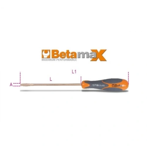 Kıvılcım Çıkarmaz Düz Tornavida 6x150