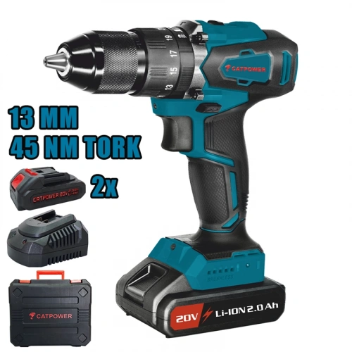 CATPOWER 4111 KÖMÜRSÜZ AKÜLÜ DARBELİ VİDALAMA Lİ-İON 2.0Ah /4.0Ah