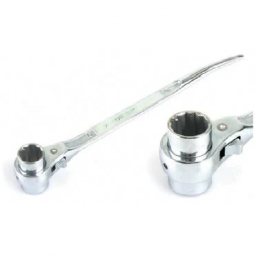 Kromajlı Kazıklı Lokma Cırcır Anahtar  21x22mm