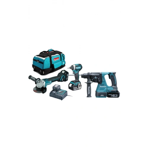 Makita Dlx3070xt ( Dga504z + Dhr242z + Dtd154z) Set