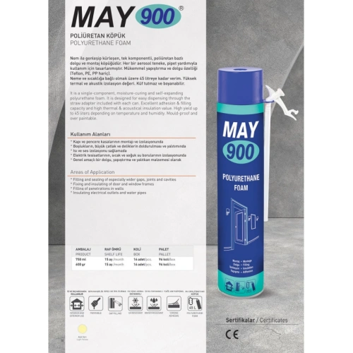 May900 Poliüretan Köpük 600 Gr