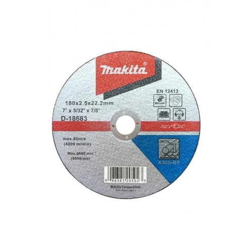 Metal Kesme Taşı-düz 180x2.5 Mm