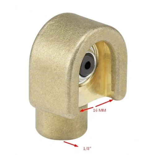 Tekalamit Buton Başlık (Pirinç) 16MM 1/8F