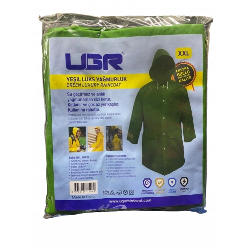 UGR Yeşil Yağmurluk