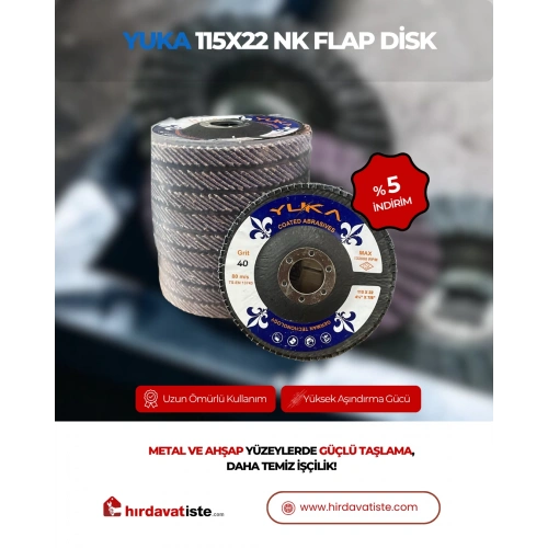 YUKA 115x22 NK Flap Disk