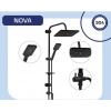 382-fmr Nova Duş Sistemi (siyah)