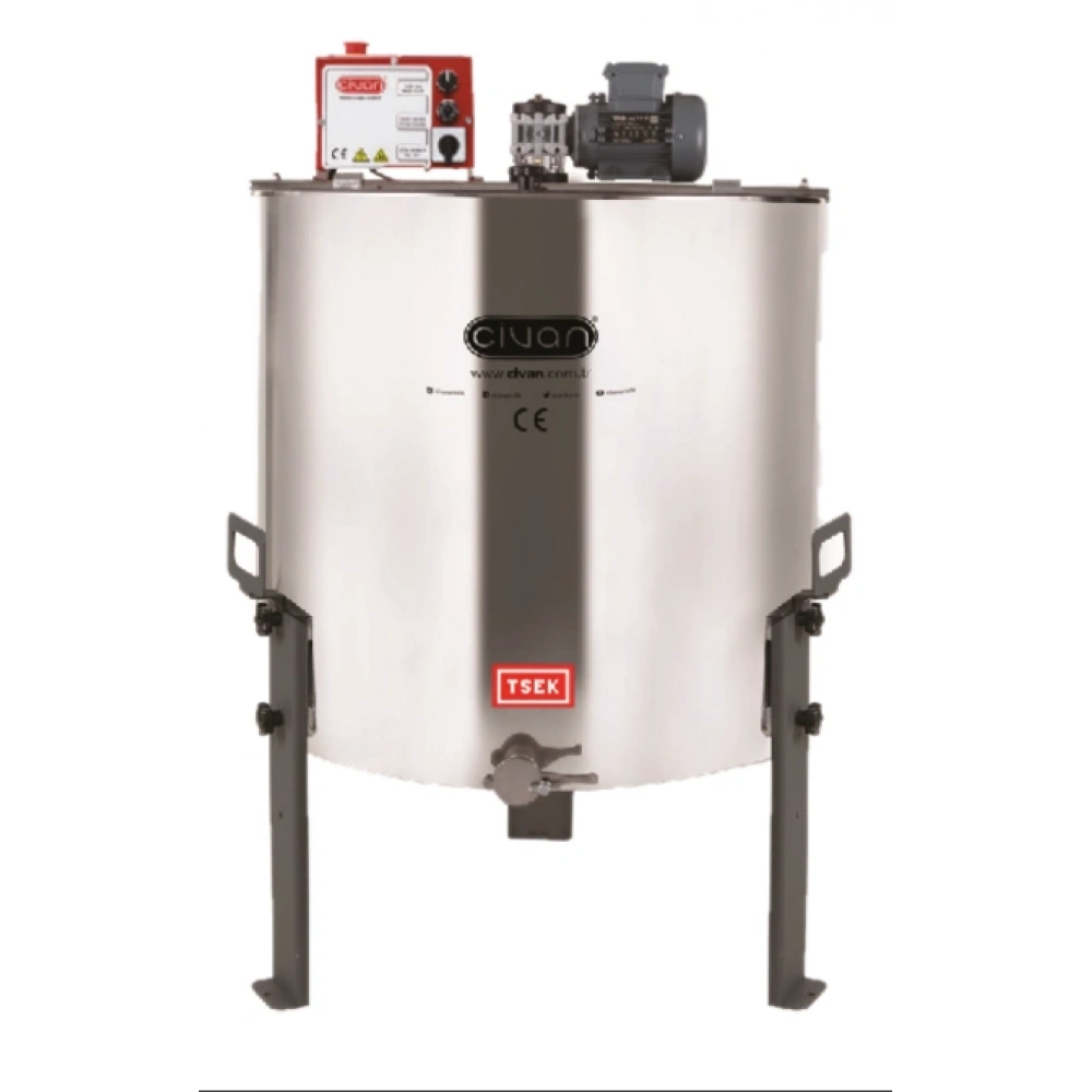 40067 8 Li Langstroth, Yatarlı, 430, Devir Kontrollü Motorlu (230v - 250w) Bal Süzme Makinesi