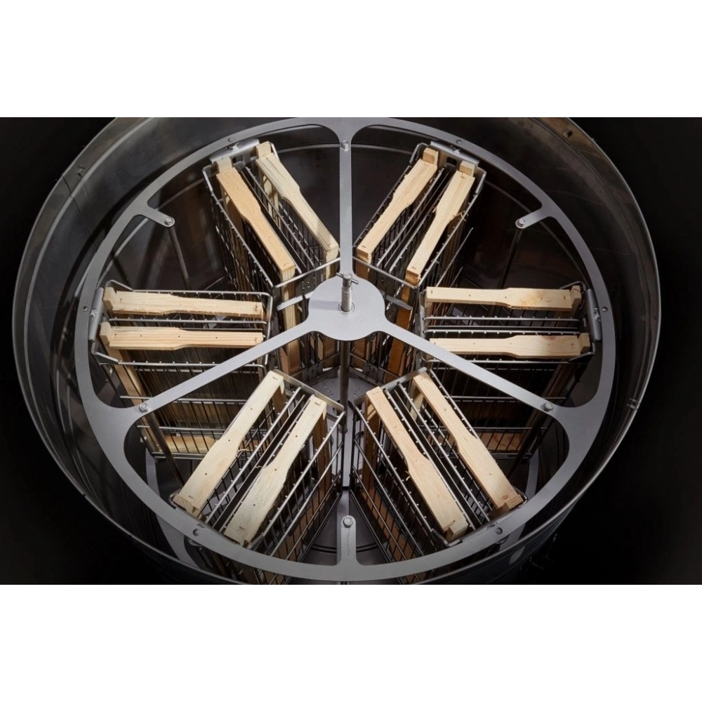 40158 12 Li Langstroth, Yatarlı, 304, Devir Kontrollü Motorlu (230v - 370w) Bal Süzme Makinesi (tsek-230 Belgeli)