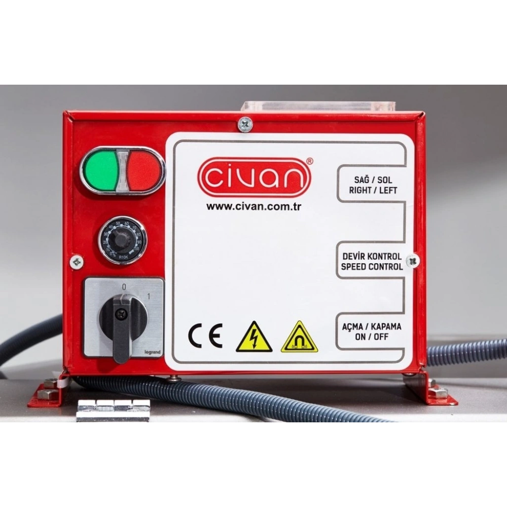 40158a 12 Li Langstroth, Yatarlı, 304, Zaman Ayarlı Motorlu (230v - 370w) Bal Süzme Makinesi (tsek-230 Belgeli)