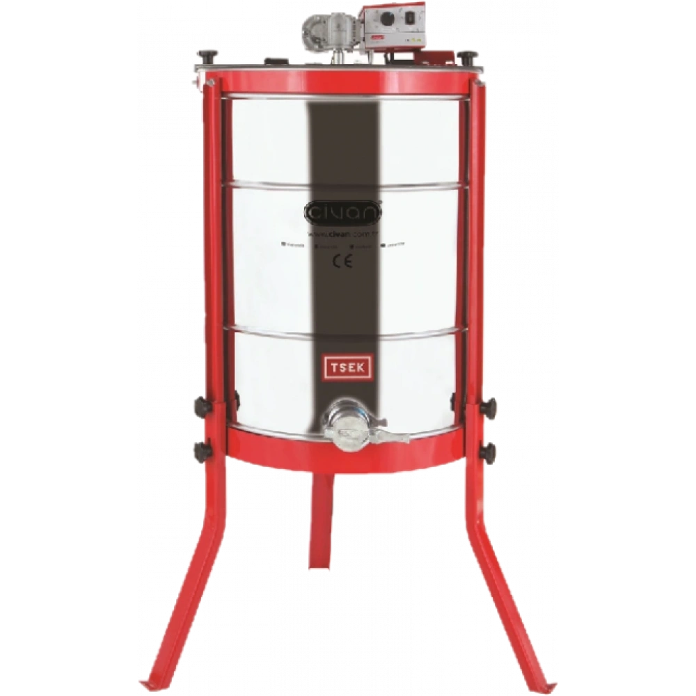 40511 3 LÜ DADANT 9 LU DADANT/2 (RADYAL) 430, PLASTİK PERVANE, MOTORLU (12/230V - 100W) BAL SÜZME MAKİNESİ