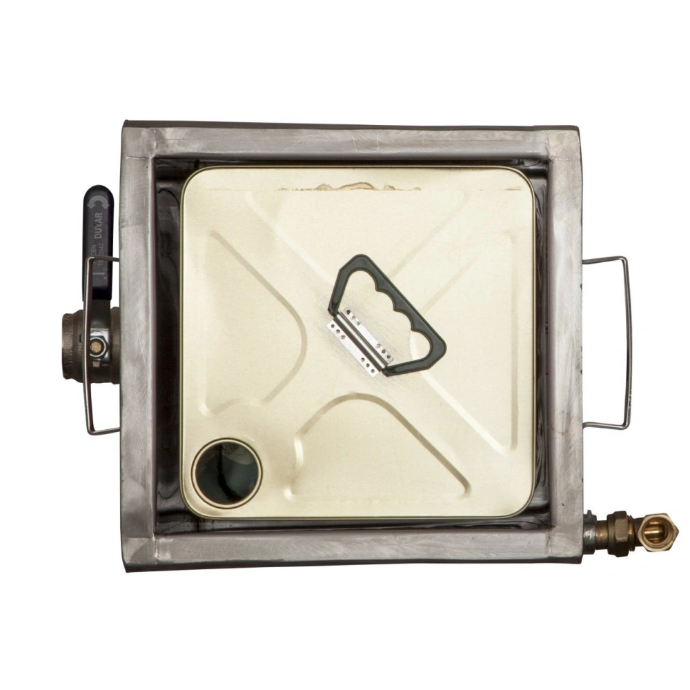 50056A 1 Tenekelik Teneke Halde Eritme / Dinlendirme Kazanı- ÇİFT CİDARLI