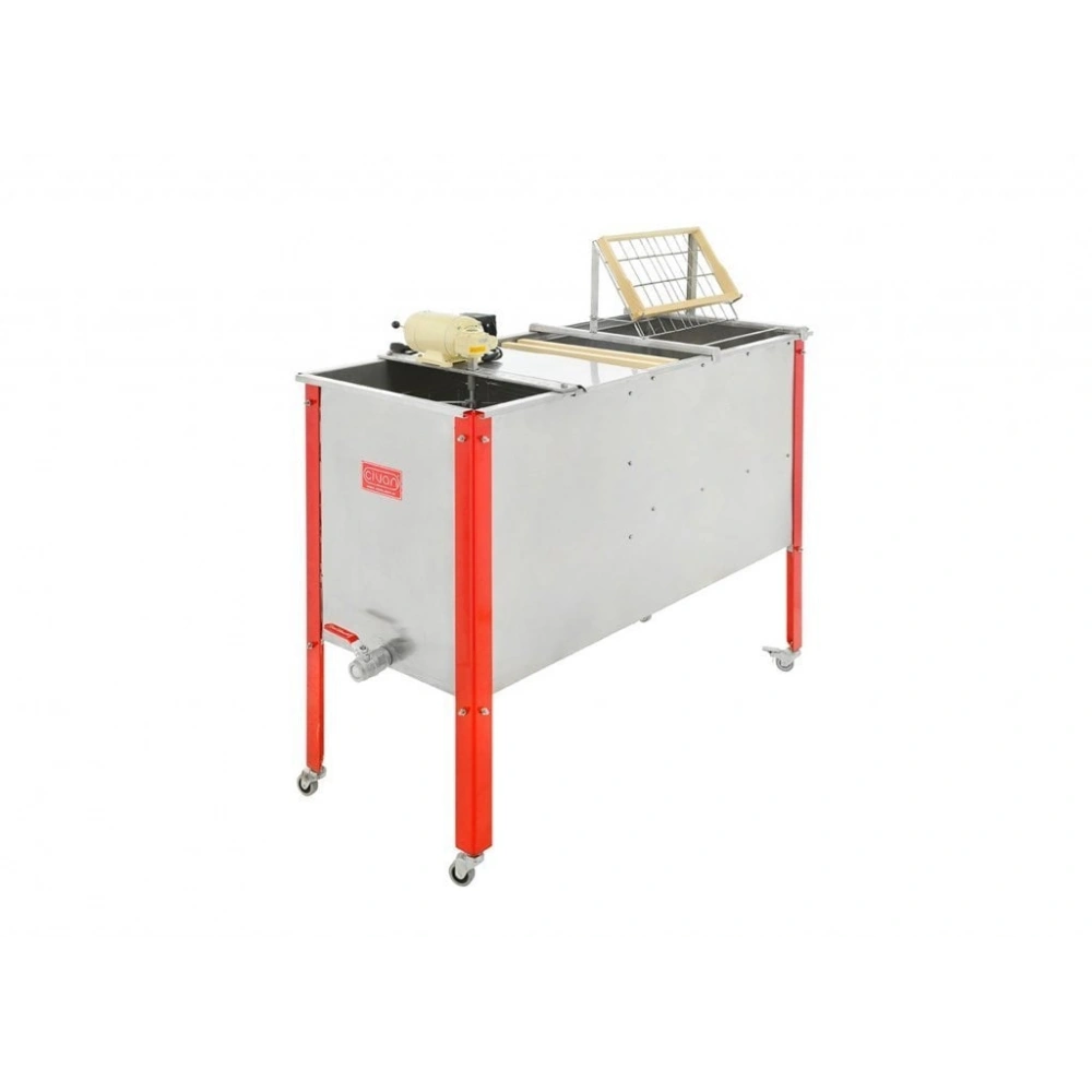 50402A İkisi Bir Arada: 4lü Motorlu Bal Süzme Makinesi ve Sır Alma - ZAMAN AYARLI