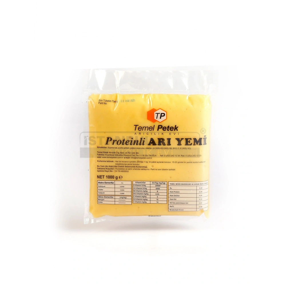 Arı Keki - Temel Petek (Proteinli) 1 Kg.