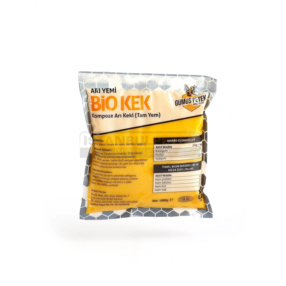 Bio Kek (Gümüş Petek) Arı Yemi 1 Kg.