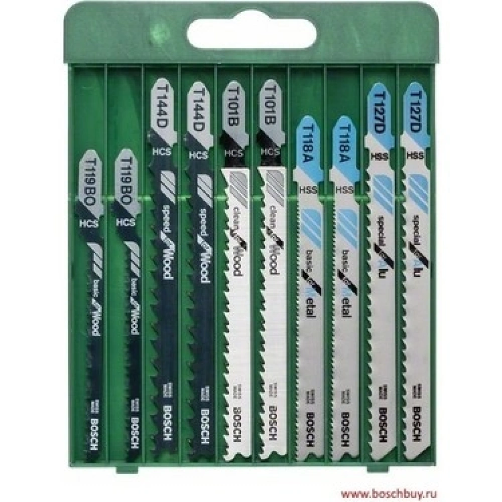 Bosch Dekupaj Bıçağı Seti Karışık 10 Lu