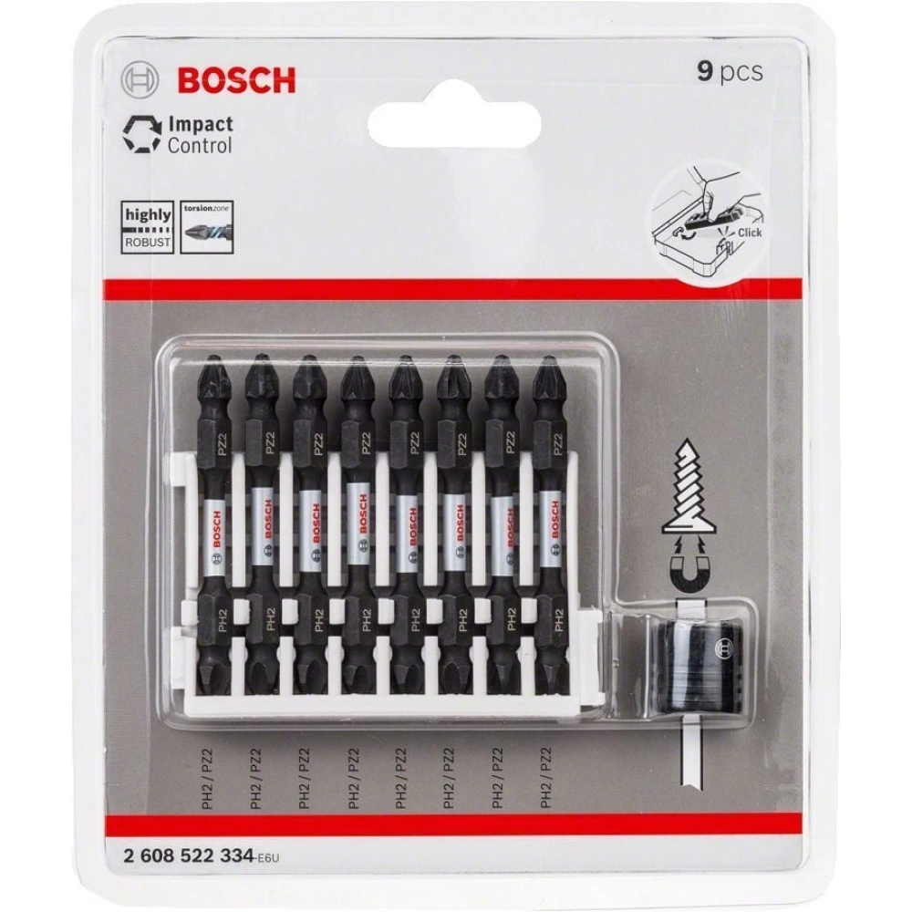 Bosch Impactc Vidalama Çift Uç 65 Mm Set 8 Li