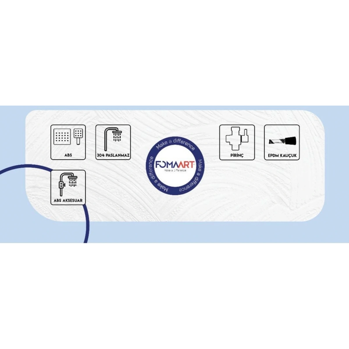 382-fmr Nova Duş Sistemi (siyah)