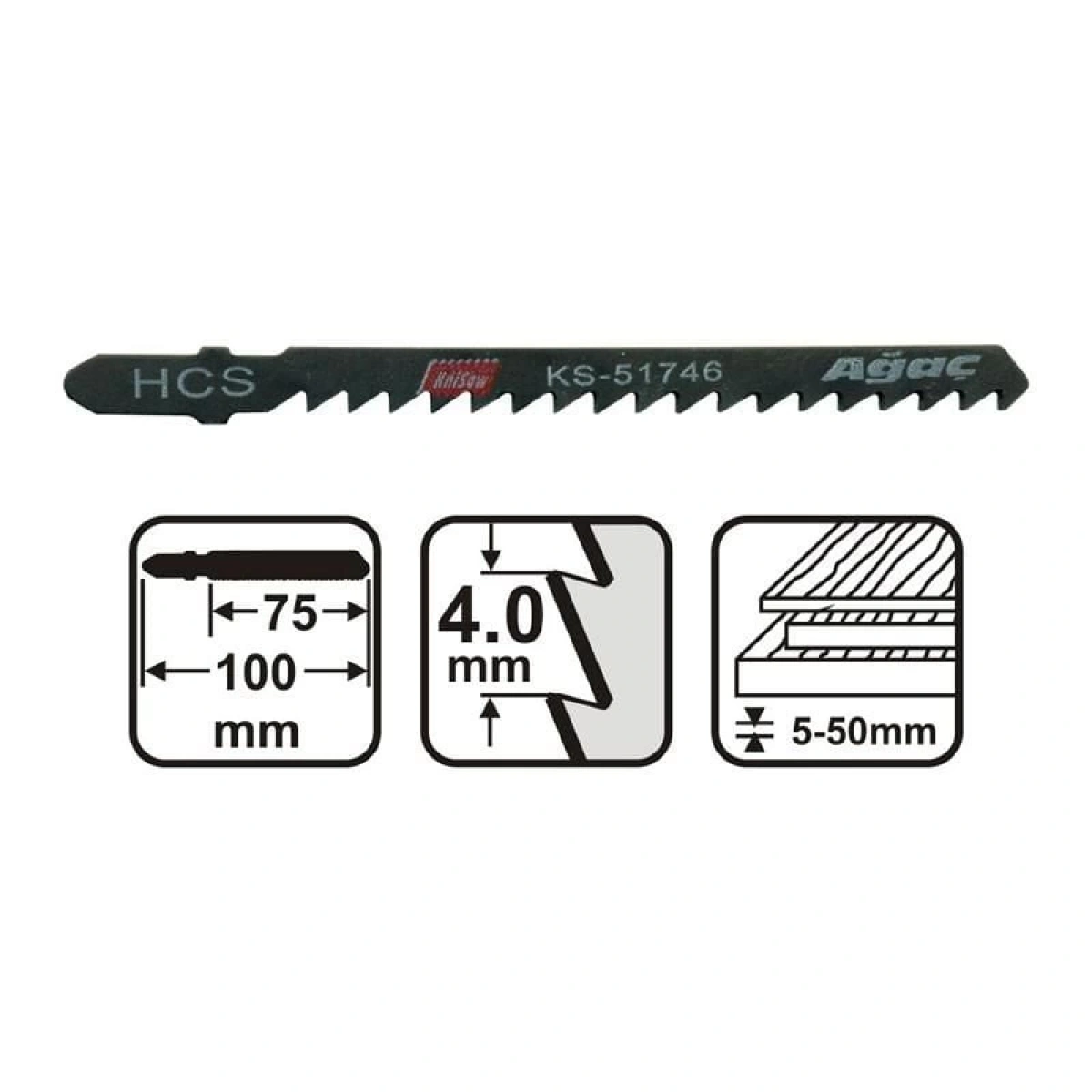 5 Li Dekupaj Testere Bıçağı 18 Diş