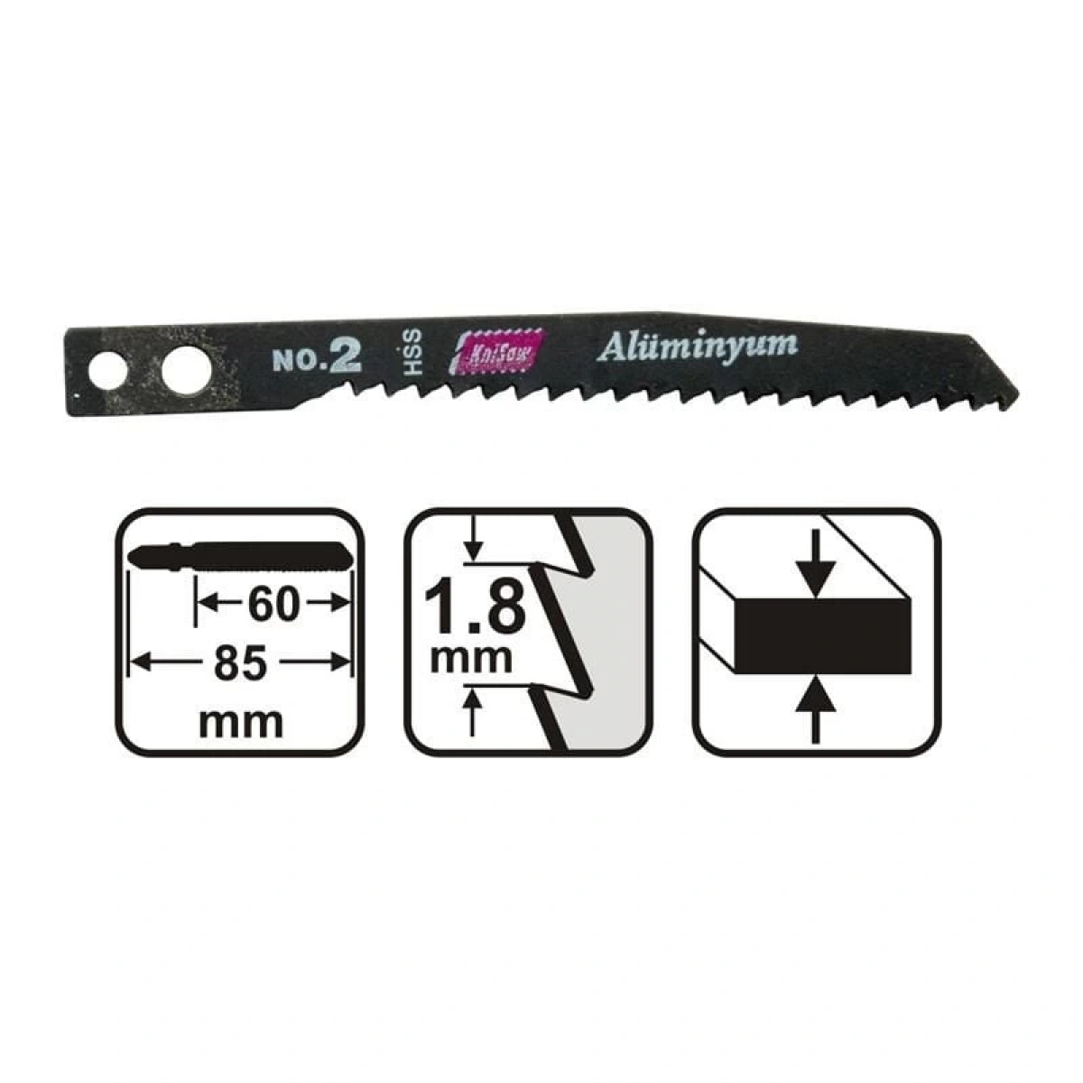 5 Li Dekupaj Testere Bıçağı 21 Diş