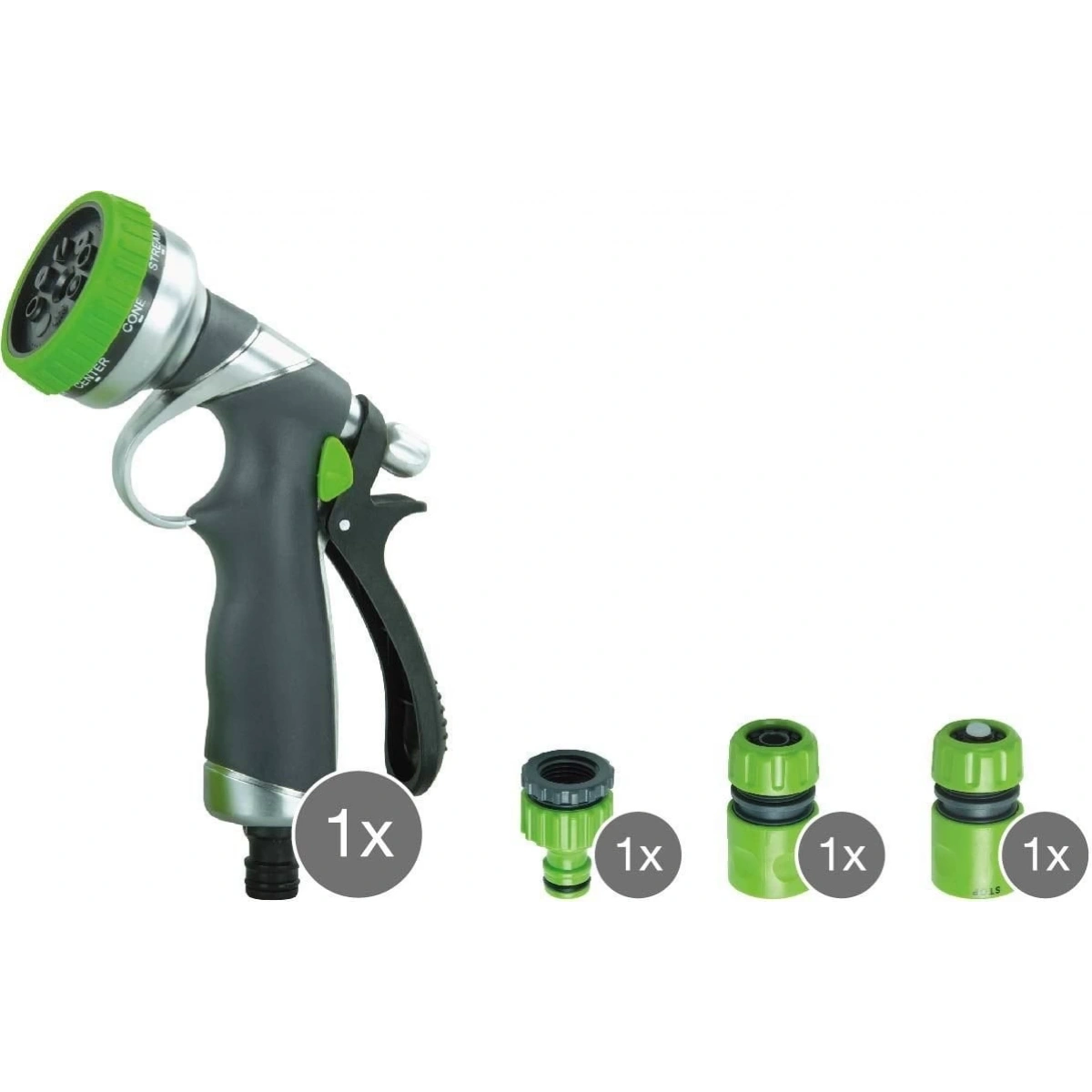 8 Fonksiyonlu Metal Sprey Tabancası Seti