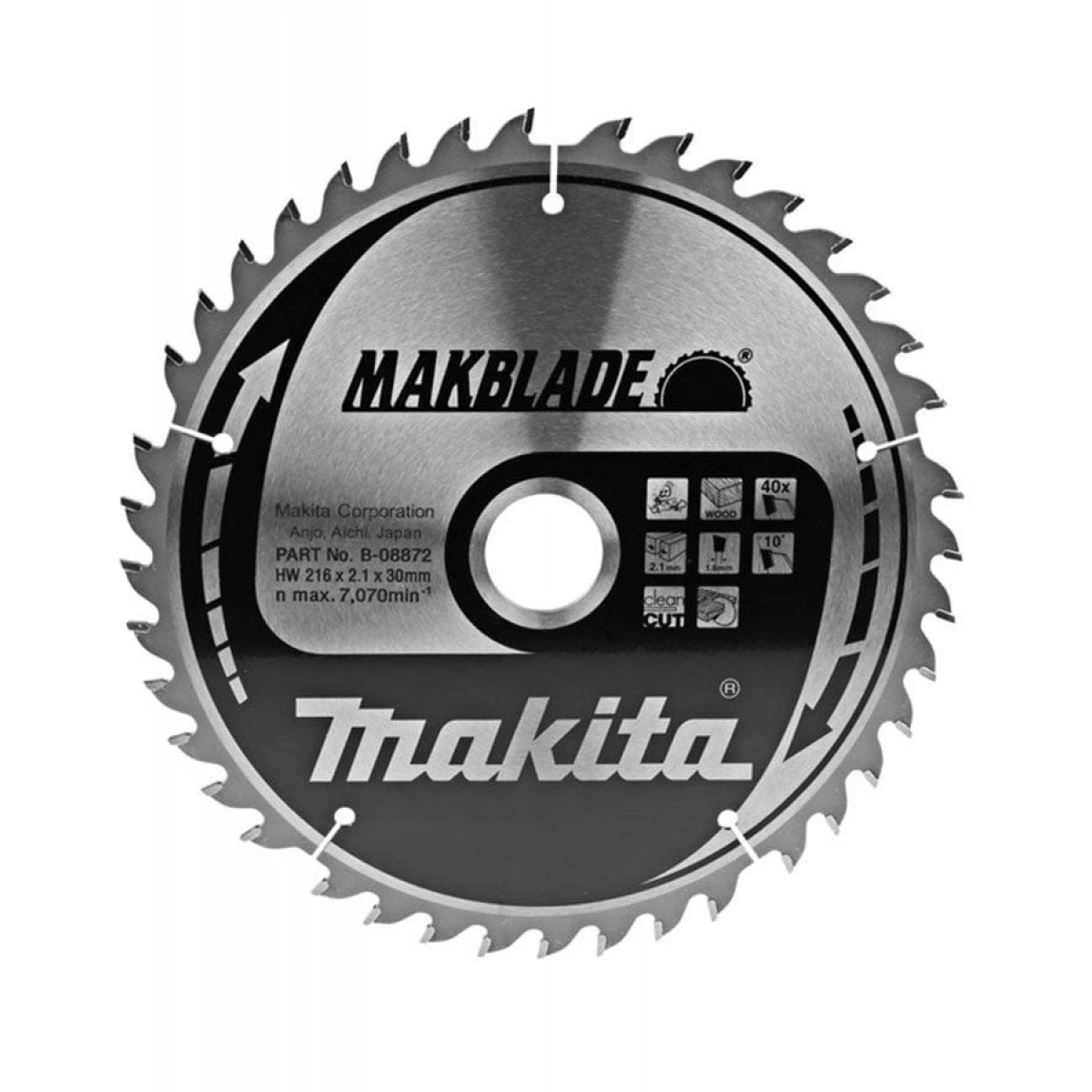 Ahşap Daire Testere 216x40 Diş