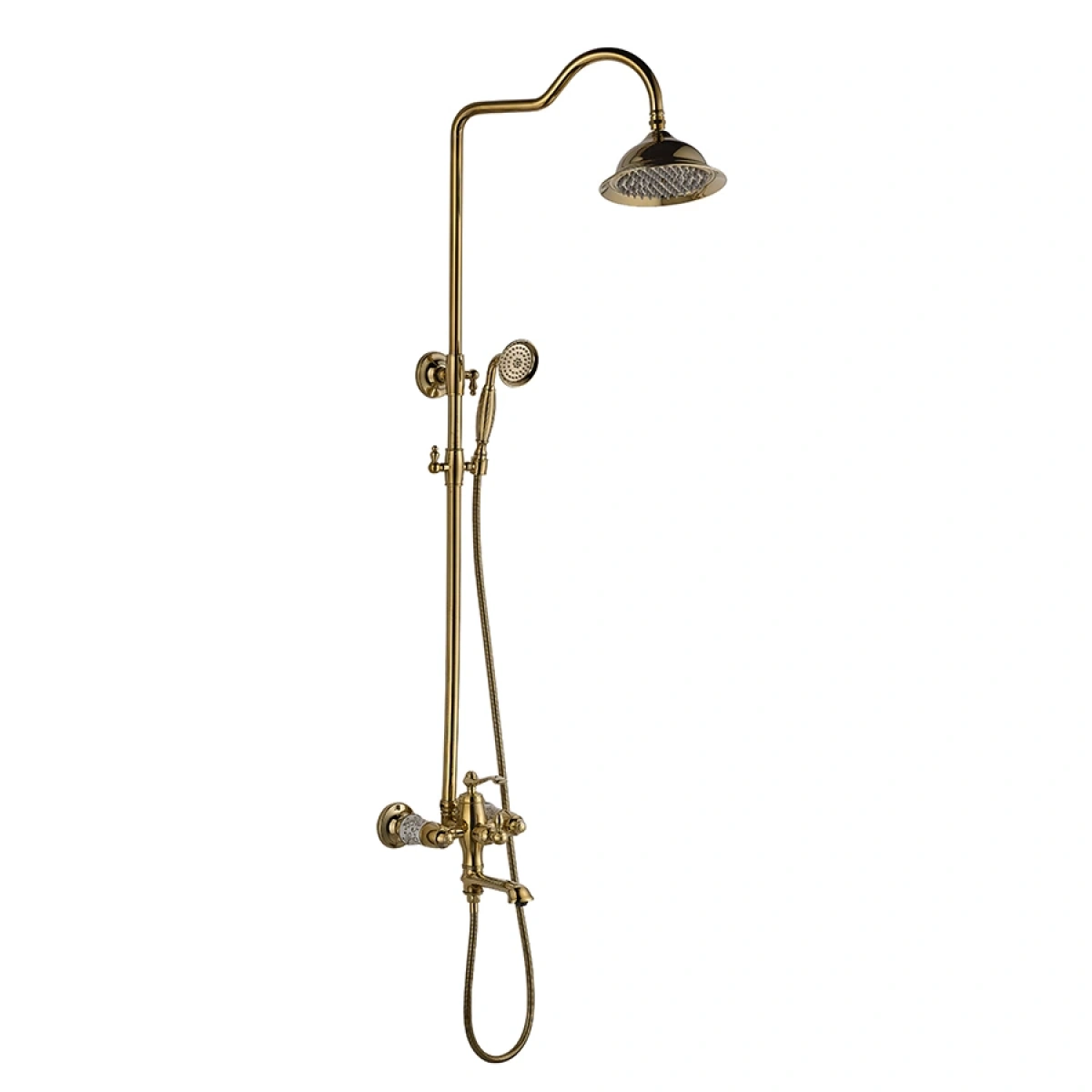 Clasico Spiral Duş Takımı (Antik Sarı)
