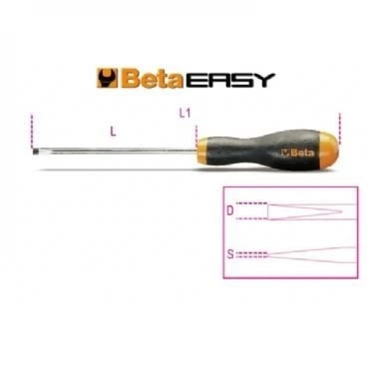 Düz Tornavida 1204 4x100