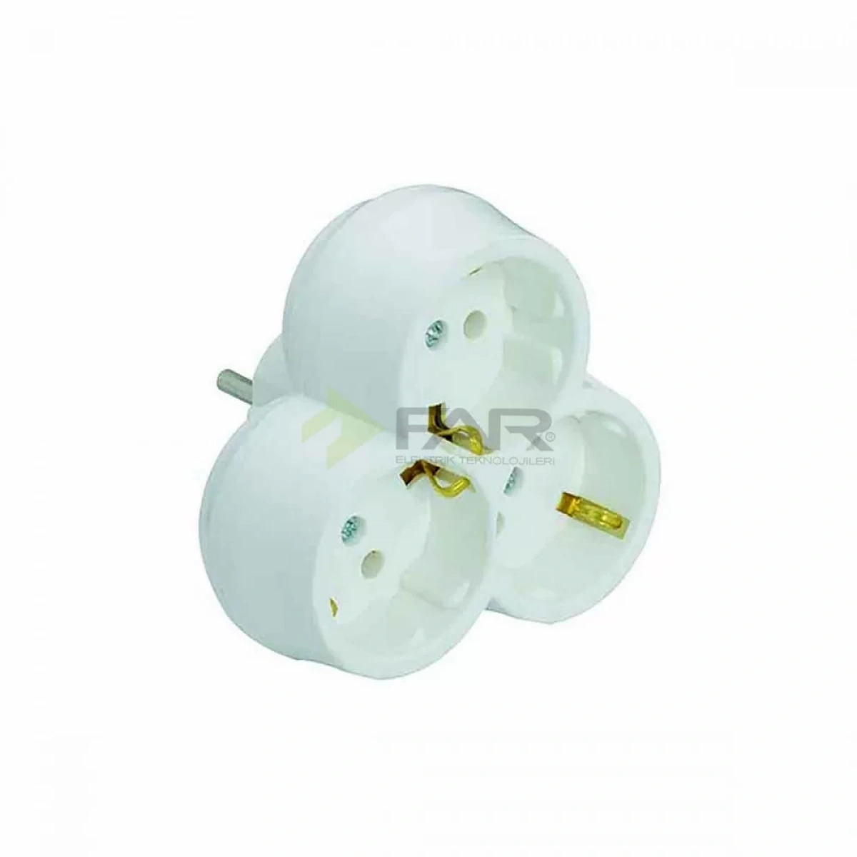 Far  3’lü Fiş Priz  Papatya