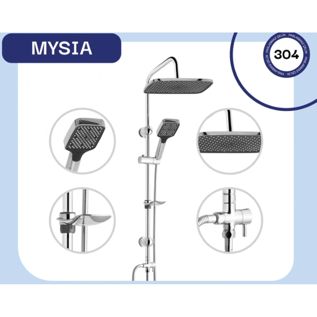 Fomaart Mysia Robot Duş Seti