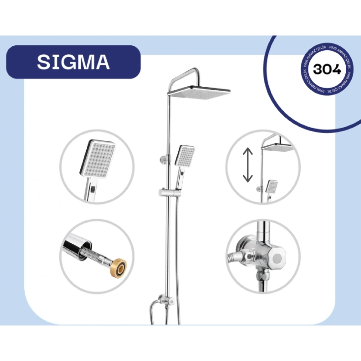 Fomaart Sigma Robot Duş Seti