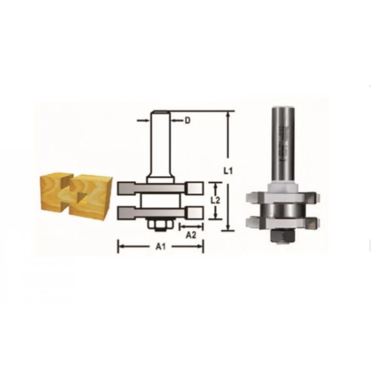 Freze Bıçağı 12x41 Mm