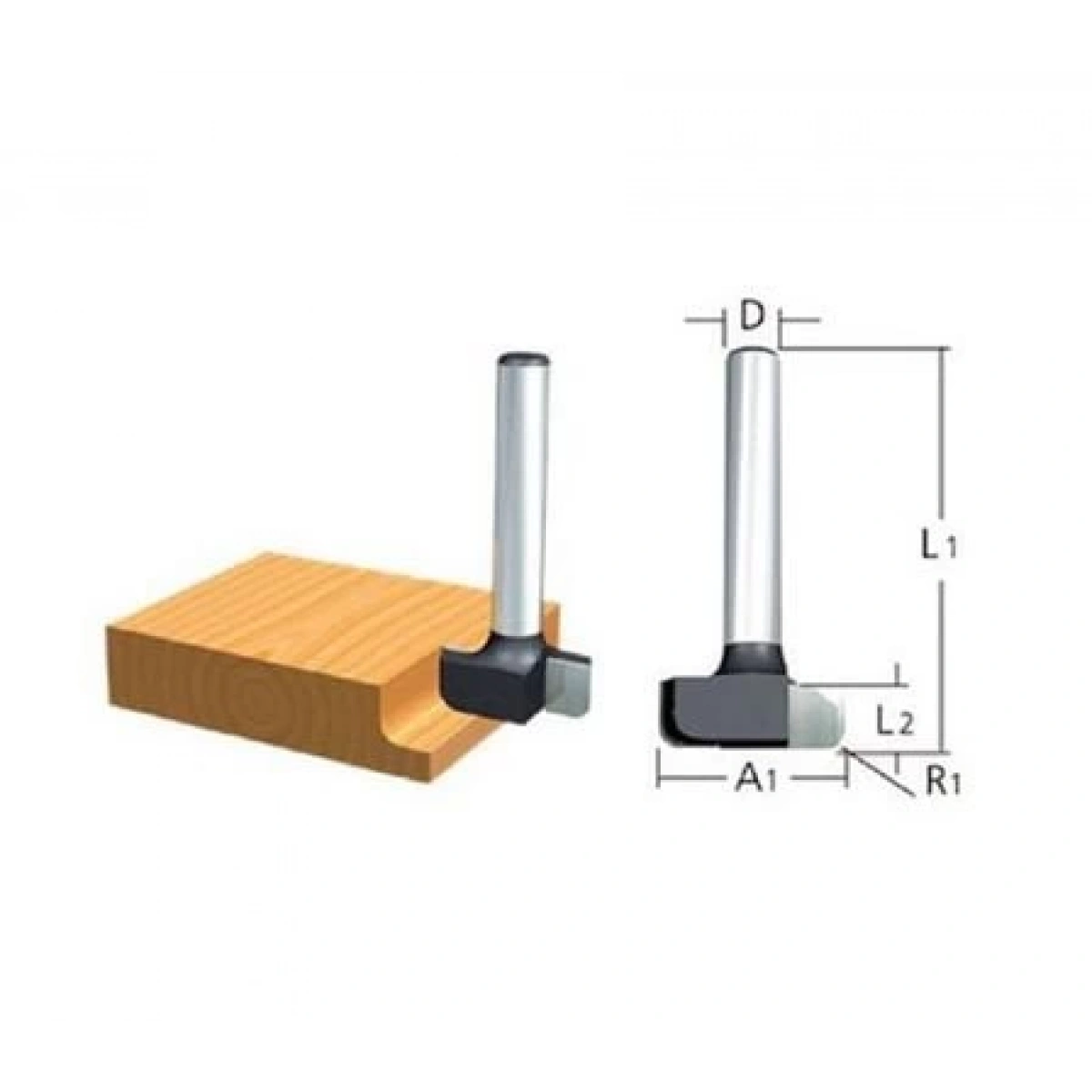 Freze Bıçağı 6x25 Mm