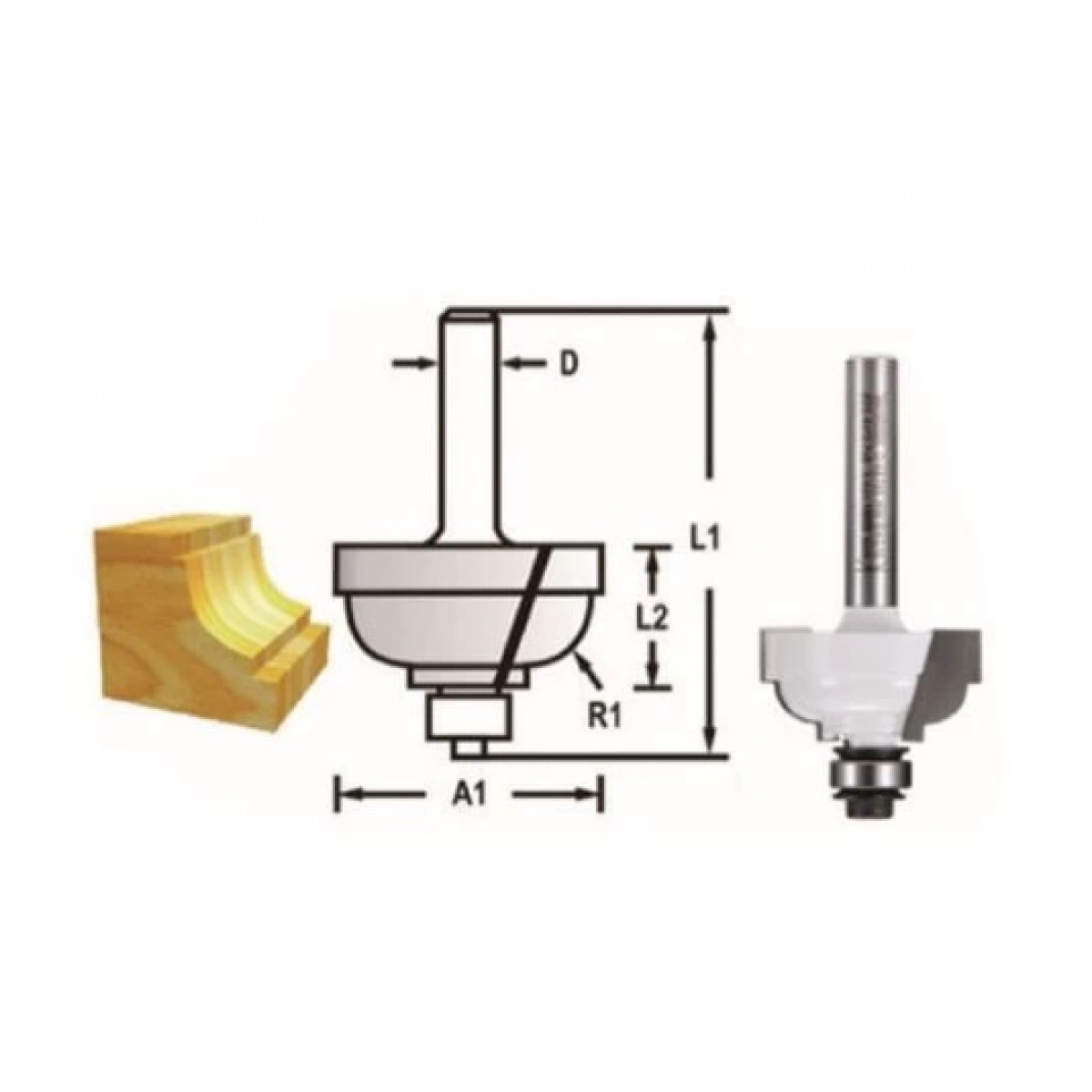 Freze Bıçağı 6x25.4 Mm