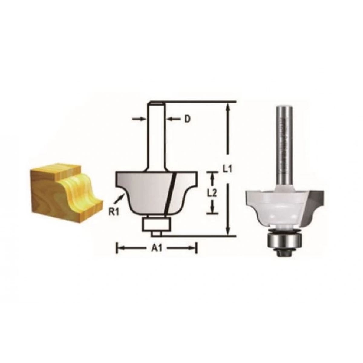 Freze Bıçağı 6x25.4 Mm
