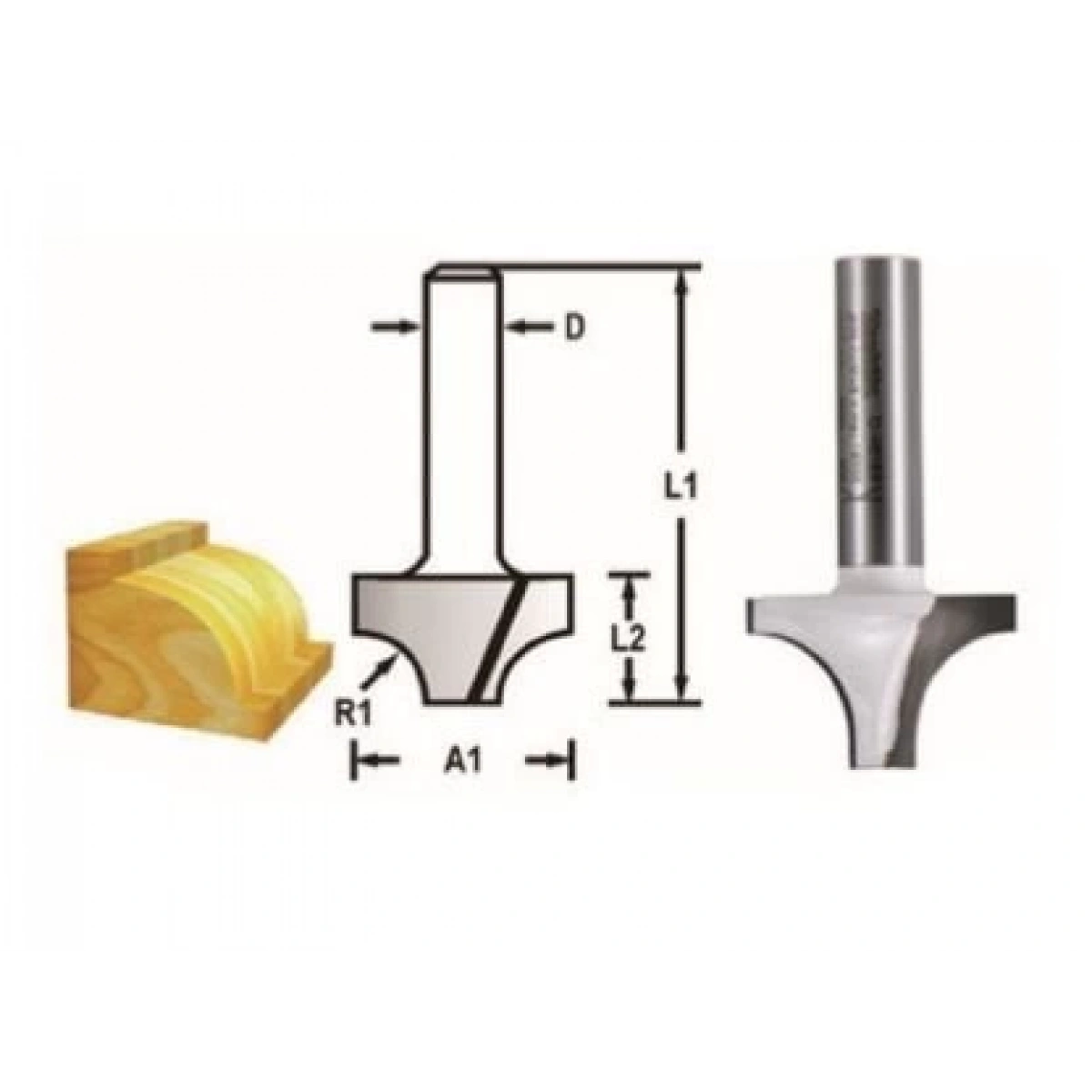 Freze Bıçağı 6x25.4 Mm