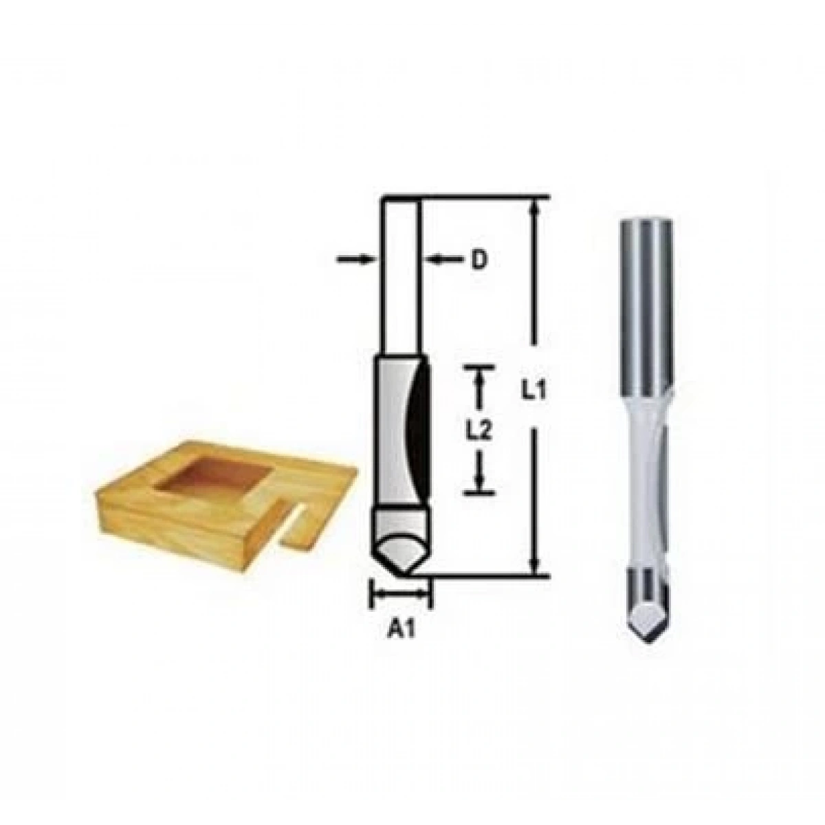 Freze Bıçağı 6x6.35 Mm